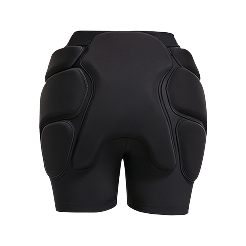 Pantalones cortos acolchados con protección de cadera en 3D para esquiar