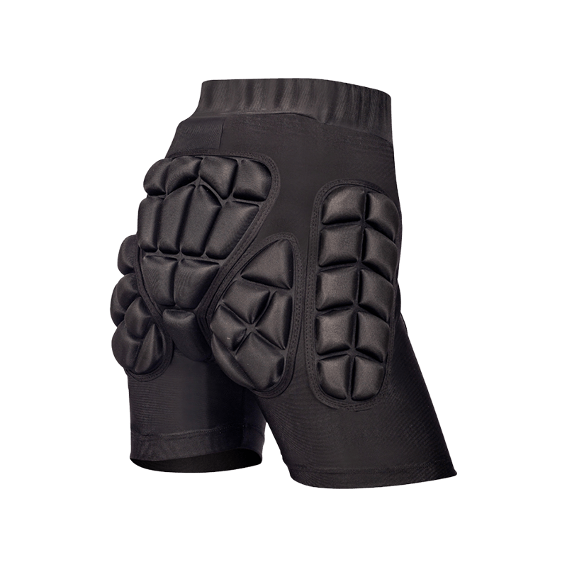 Pantalones cortos acolchados con impacto para snowboard y protección para las rodillas