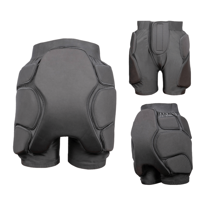 Pantalones cortos acolchados para patinar que protegen la cadera, el trasero y el coxis