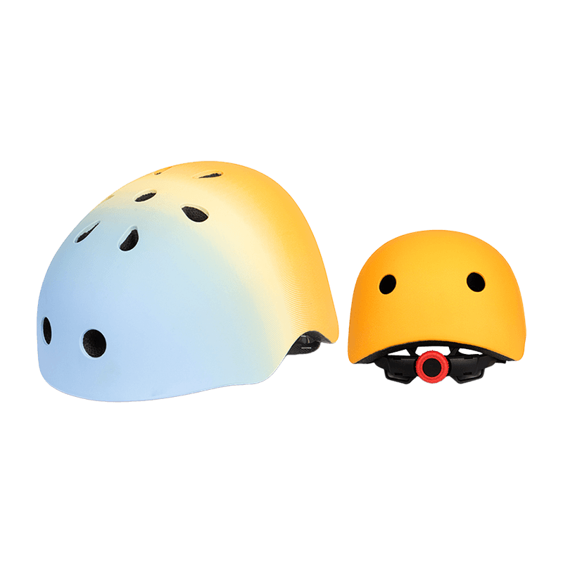 Casco de patinaje para bicicleta ajustable por gradiente de color